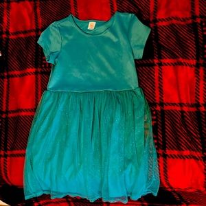 Green dress for girls